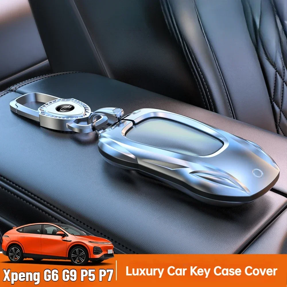 Подходит для Xpeng G6 G9 P5 P7 G3 X7, металлический чехол для автомобильного ключа Xiaopeng G6, крутая спортивная модель автомобиля, модификация ключа автомобиля
Подходит для Xpeng G6 G9 P5 P7 G3 X7, металлический чехол для автомобильного ключа Xiaopeng G6, крутая спортивная модель автомобиля, модификация ключа автомобиля