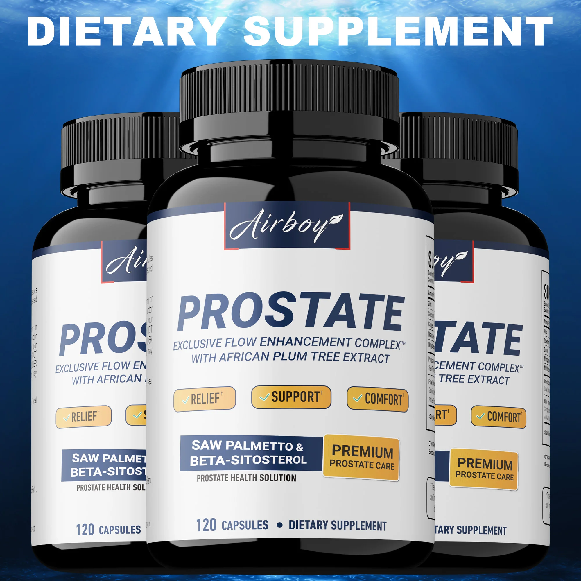 Prostate Capsules - Anti-oxidation, Reduce Frequent Urination, Promote Prostate & Urinary Tract Health, Prevent Hair Loss
Prostate Capsules - Anti-oxidation, Reduce Frequent Urination, Promote Prostate & Urinary Tract Health, Prevent Hair Loss
