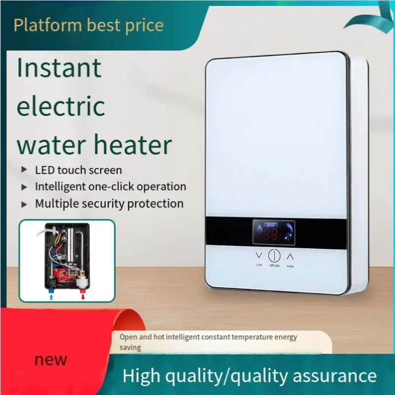 Portable Instant Electric Water Heater for Home Fast Heating Waterproof Kitchen Bathroom Mini Compact Easy Install
Portable Instant Electric Water Heater for Home Fast Heating Waterproof Kitchen Bathroom Mini Compact Easy Install