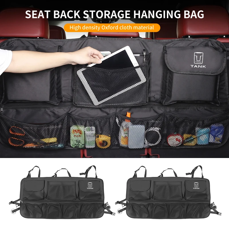 Car Trunk Storage Bag SeatBack Organizer Tools Pouch Accessories For WEY Tank 500 Macchiato Coffee 01 02 2021-2022
Car Trunk Storage Bag SeatBack Organizer Tools Pouch Accessories For WEY Tank 500 Macchiato Coffee 01 02 2021-2022
