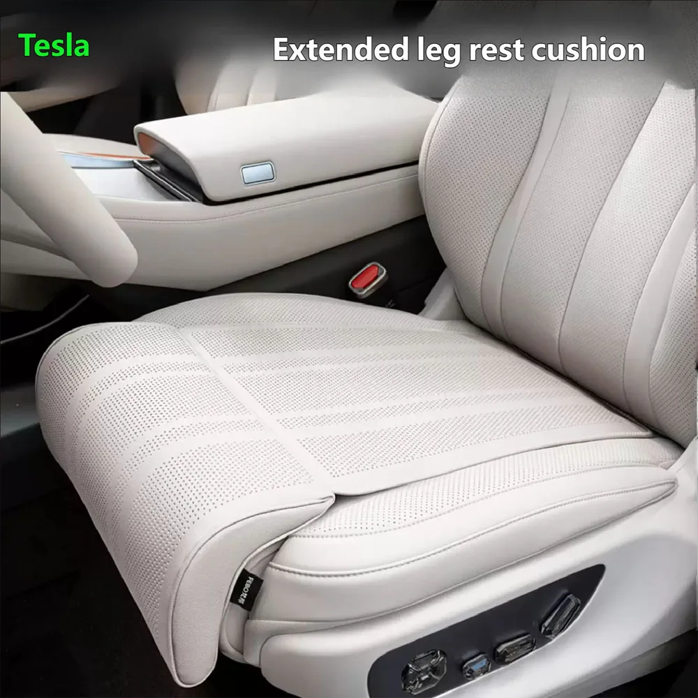 For Tesla Model 3/Y/YL Universal Car Seat Cover With Leg Support Protection Cover Leather Breathable Non-slip Padding Relieve
For Tesla Model 3/Y/YL Universal Car Seat Cover With Leg Support Protection Cover Leather Breathable Non-slip Padding Relieve