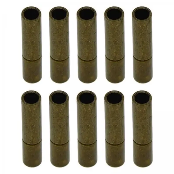 Jewellery Bronze Cord Buckle Bayonet Clasps Cylinder End Tubes for 3mm PU Leather Rope DIY Bracelet Supplies
Jewellery Bronze Cord Buckle Bayonet Clasps Cylinder End Tubes for 3mm PU Leather Rope DIY Bracelet Supplies