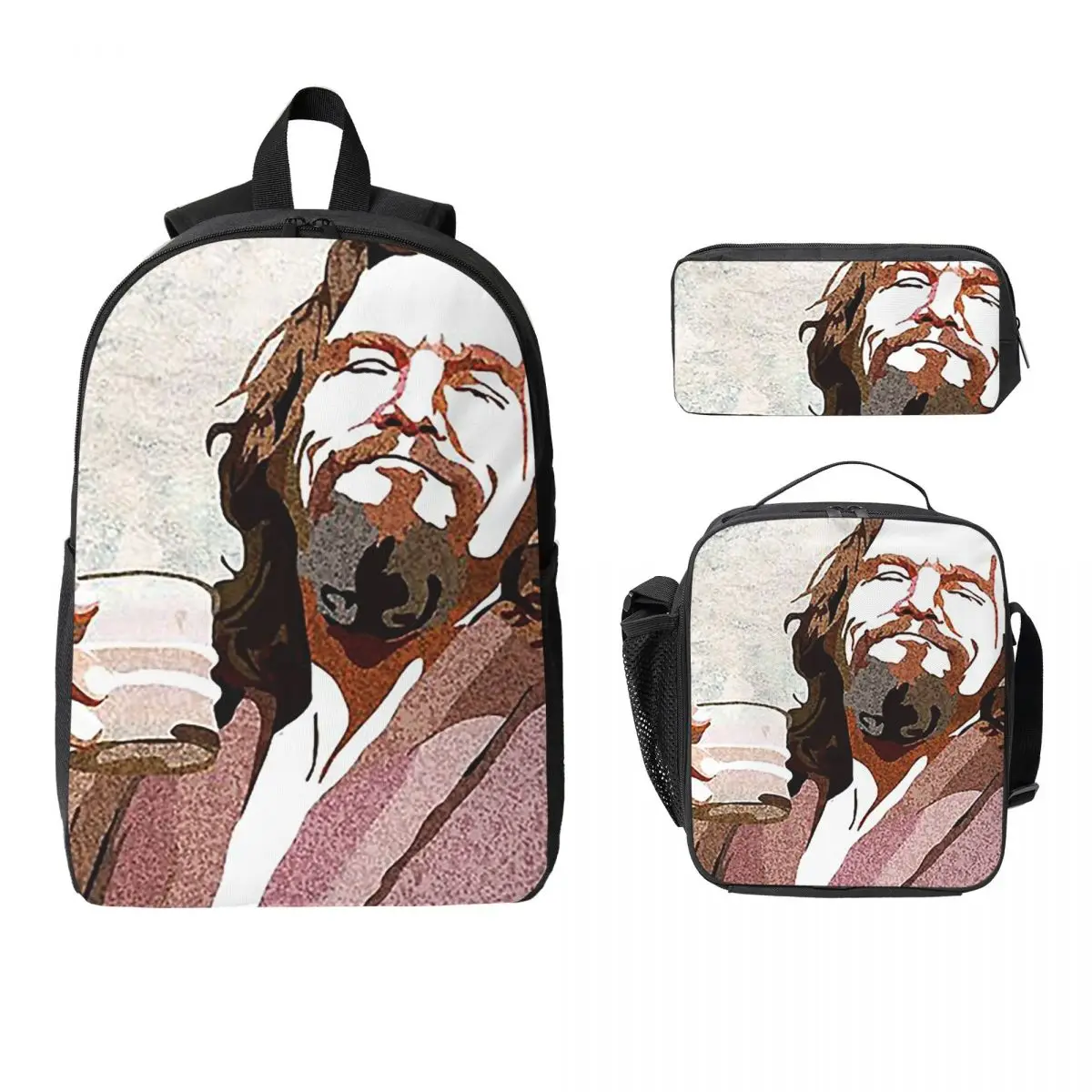 Big Lebowski Dude Portrai Backpack Boys Girls BookBag School Bag Laptop Shoulder Bags 3ps Insulated Lunch Bag Pencil Case
Big Lebowski Dude Portrai Backpack Boys Girls BookBag School Bag Laptop Shoulder Bags 3ps Insulated Lunch Bag Pencil Case