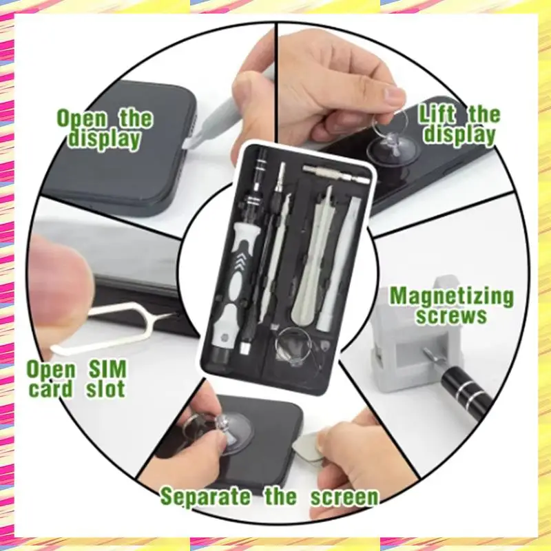 ABJJ 115-In-1 Precision Screwdriver Set For Electronics PC Laptop Phone Repair Professional Tools Kit For Every Task
ABJJ 115-In-1 Precision Screwdriver Set For Electronics PC Laptop Phone Repair Professional Tools Kit For Every Task
