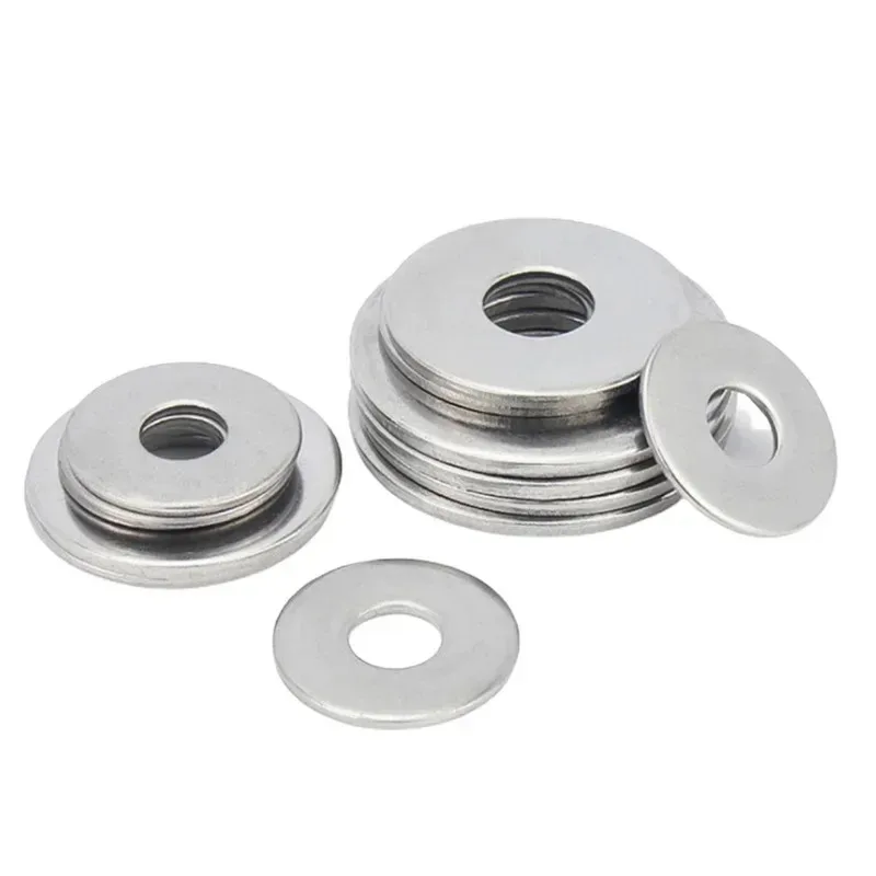 Big Metal Gasket 304 Stainless Steel Flat Washers M1.6 M2 M2.5 M3 M4 M5 M6 M8 M10 M12 M14 M16 M18 M20 M22
Big Metal Gasket 304 Stainless Steel Flat Washers M1.6 M2 M2.5 M3 M4 M5 M6 M8 M10 M12 M14 M16 M18 M20 M22