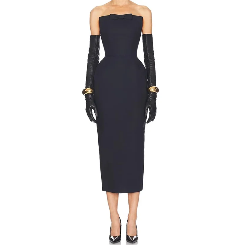 Womens dresses New summer bow decoration sleeveless long dresses for 2025 Sexy backless party dresses Rear slit midi dresses y2k
Womens dresses New summer bow decoration sleeveless long dresses for 2025 Sexy backless party dresses Rear slit midi dresses y2k
