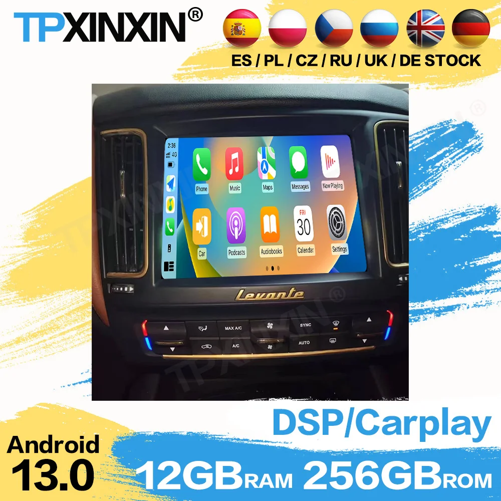 Радио стерео приемник Android для Maserati Levante 2012 2013 2014 2015 ~ 2020 2021GPS Navi автомобильный мультимедийный плеер головное устройство
Радио стерео приемник Android для Maserati Levante 2012 2013 2014 2015 ~ 2020 2021GPS Navi автомобильный мультимедийный плеер головное устройство