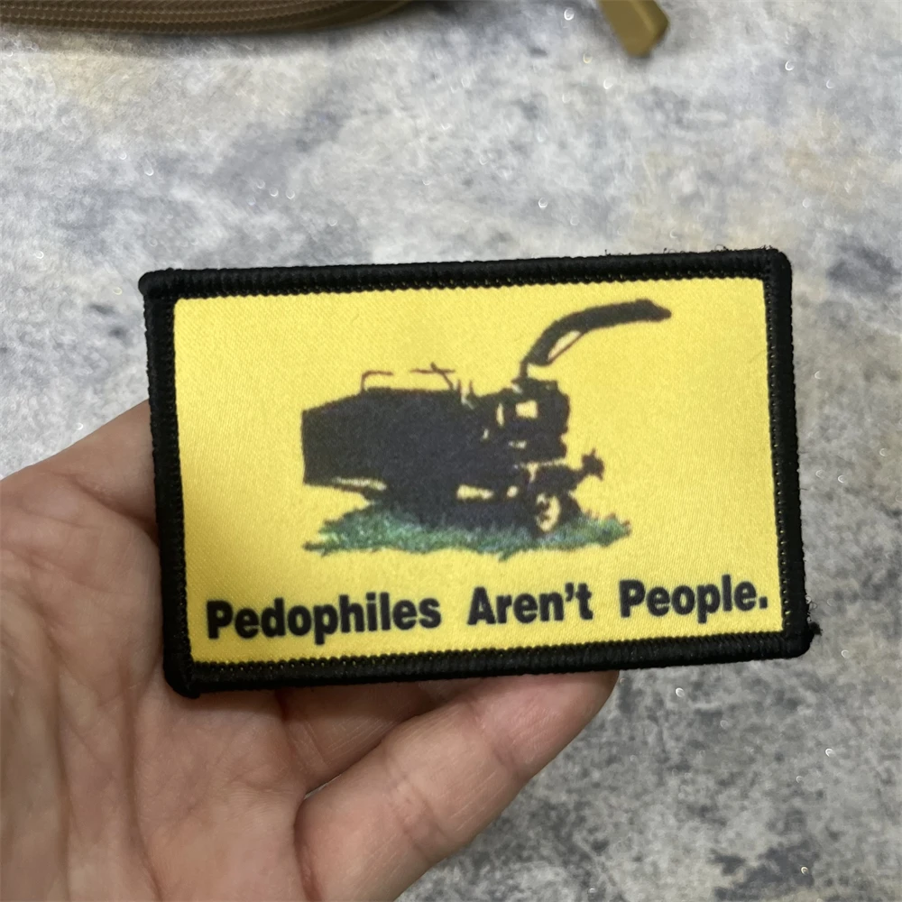 Wood Chipper Moral Badge Patch Pedophiles Aren't People Tactical Patches Gadsden Wood Chipper Flag Printed Hook Loop Sticker
Wood Chipper Moral Badge Patch Pedophiles Aren't People Tactical Patches Gadsden Wood Chipper Flag Printed Hook Loop Sticker