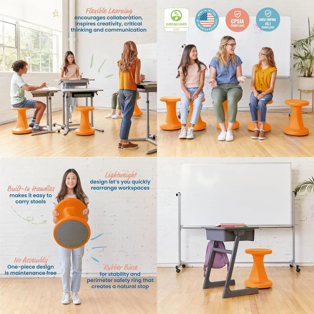 Orange 18 Active Seating Twist Wobble Stool
Orange 18 Active Seating Twist Wobble Stool