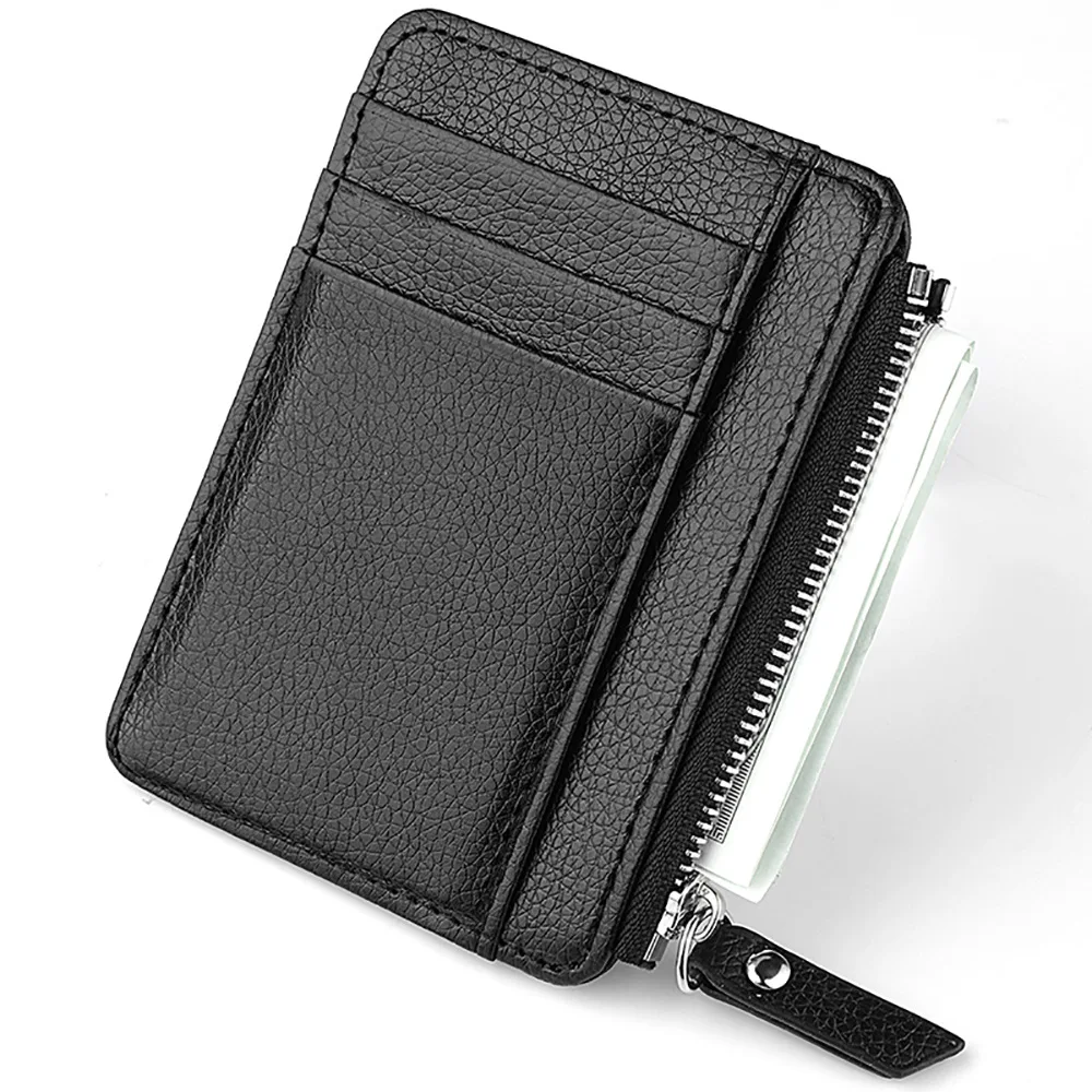 Zipper Black Short Coin Wallet Case for Women Mini Credit Card Holder Wallet Id Card Case Men's Small Wallet Thin Sleeve
Zipper Black Short Coin Wallet Case for Women Mini Credit Card Holder Wallet Id Card Case Men's Small Wallet Thin Sleeve