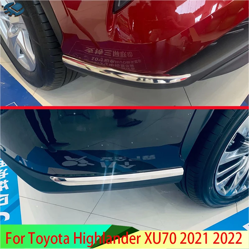 For Toyota Highlander XU70 2021 2022 Car Accessories Stainless Steel front and rear Bumper Protector Trim
For Toyota Highlander XU70 2021 2022 Car Accessories Stainless Steel front and rear Bumper Protector Trim