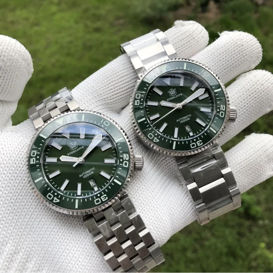 Steeldive Мужские дайверские часы 46 мм Автоматические механические наручные часы 100ATM Водонепроницаемые светящиеся сапфировые часы NH35 Керамический безель
Steeldive Мужские дайверские часы 46 мм Автоматические механические наручные часы 100ATM Водонепроницаемые светящиеся сапфировые часы NH35 Керамический безель
