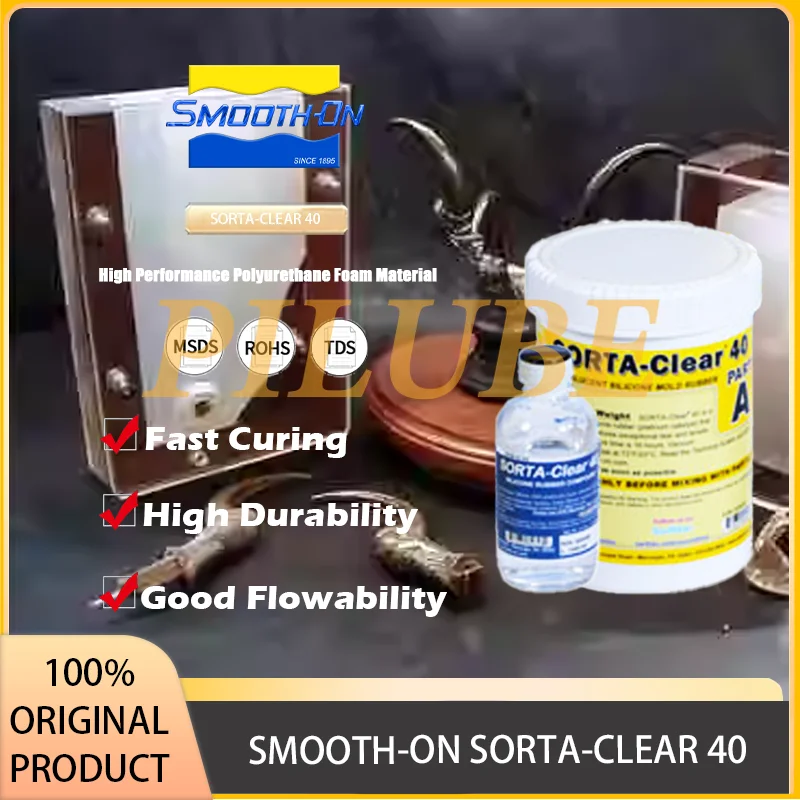 SMOOTH-ON SORTA-CLEAR 40, прозрачная силиконовая резина с пластиной для литья и литья, оригинальный продукт
SMOOTH-ON SORTA-CLEAR 40, прозрачная силиконовая резина с пластиной для литья и литья, оригинальный продукт