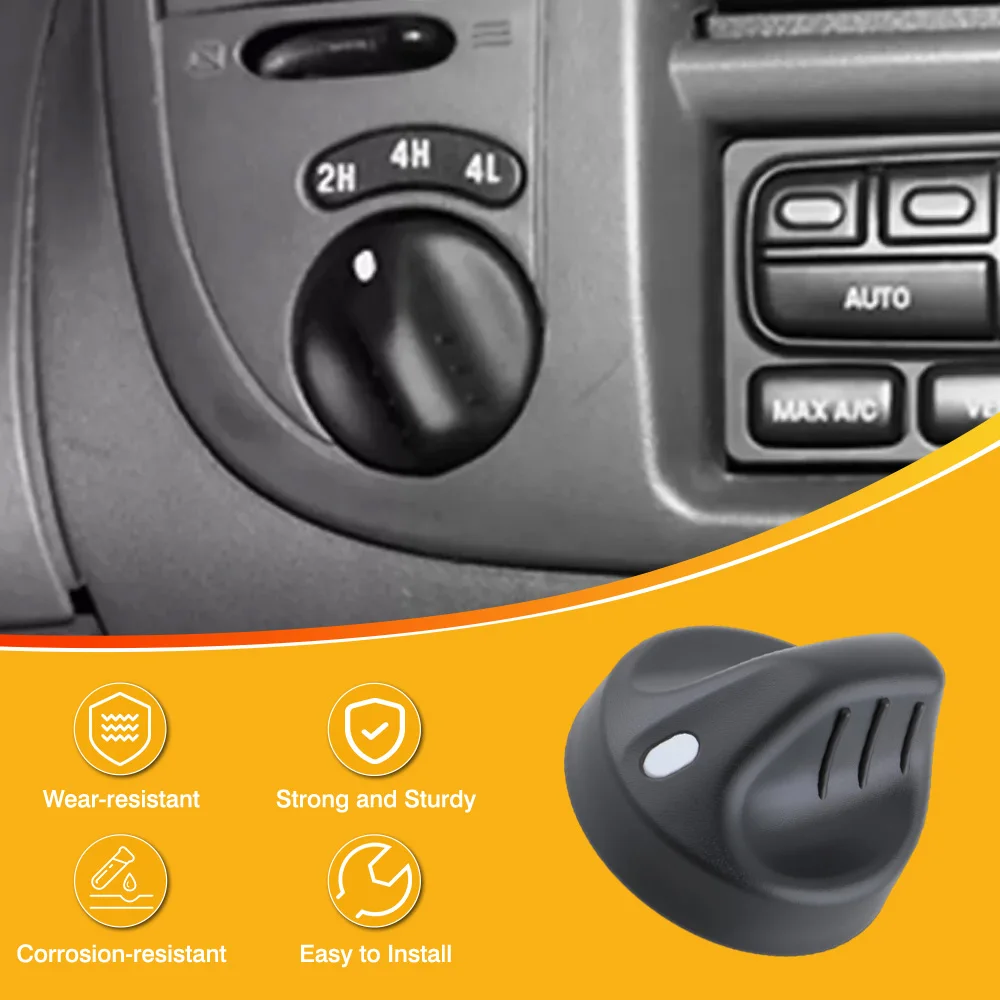 4WD 4X4 Switch Knob for Ford F-150 Expedition Lincoln Navigator 1999 2000 2001 2002 2003 2004 XL3Z11661AAA
4WD 4X4 Switch Knob for Ford F-150 Expedition Lincoln Navigator 1999 2000 2001 2002 2003 2004 XL3Z11661AAA