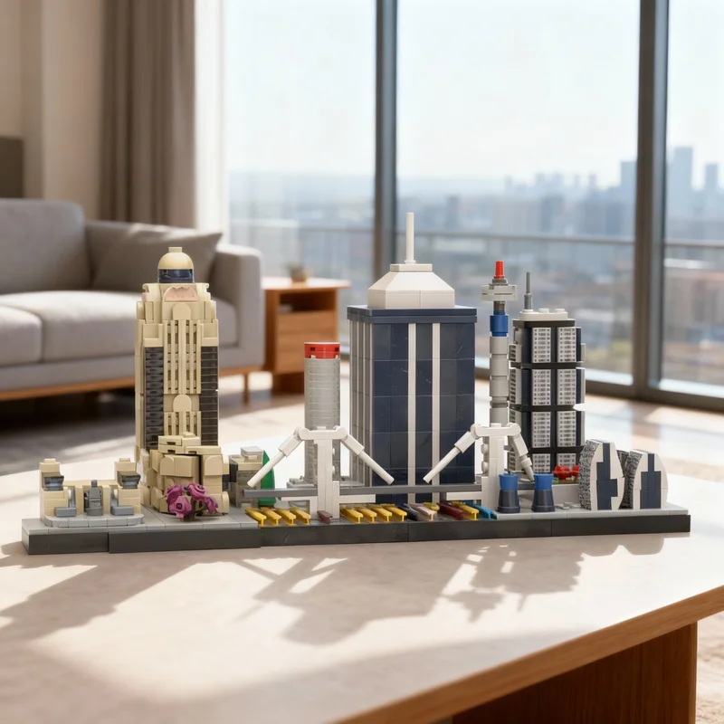 1029PCS MOC Architecture Johannesburg Skyline Model Custom Building Blocks DIY Assembly Display Gift Collectible Collection Set
1029PCS MOC Architecture Johannesburg Skyline Model Custom Building Blocks DIY Assembly Display Gift Collectible Collection Set