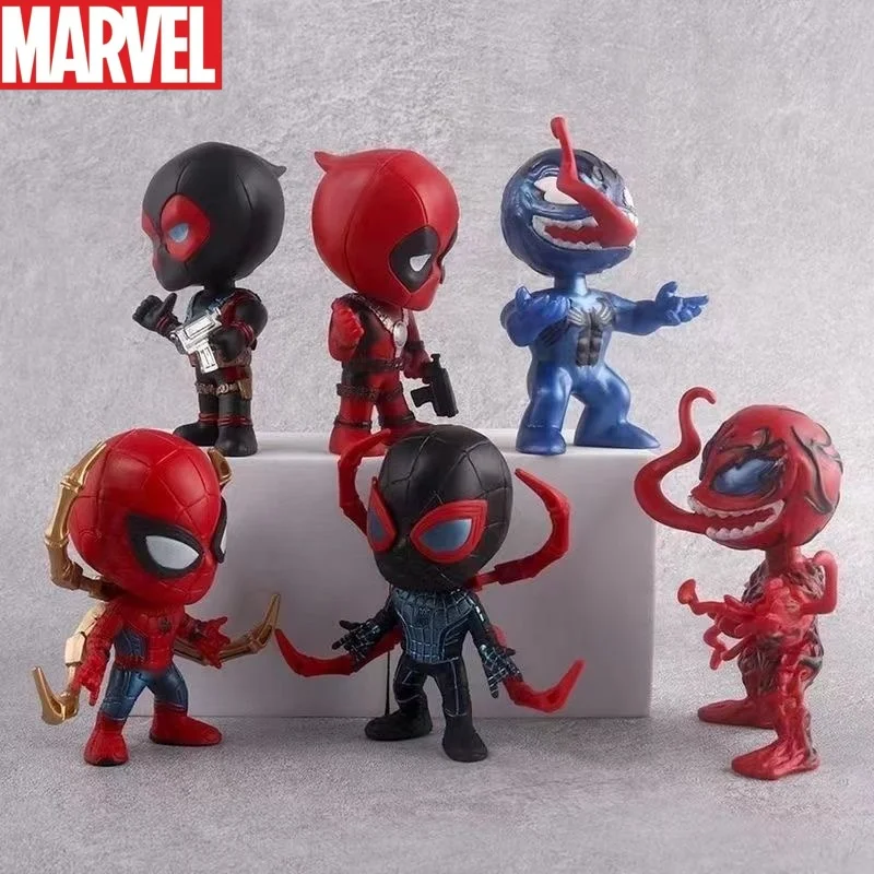 Avengers Marvel Spider-Man Deadpool Venom Q-version figure Anime cartoon decoration toy Blind box ornament Creative figurine
Avengers Marvel Spider-Man Deadpool Venom Q-version figure Anime cartoon decoration toy Blind box ornament Creative figurine