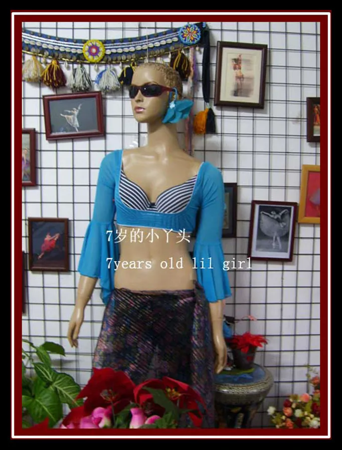 Прозрачная Тонкая расклешенная блузка для танца живота CV01
Прозрачная Тонкая расклешенная блузка для танца живота CV01