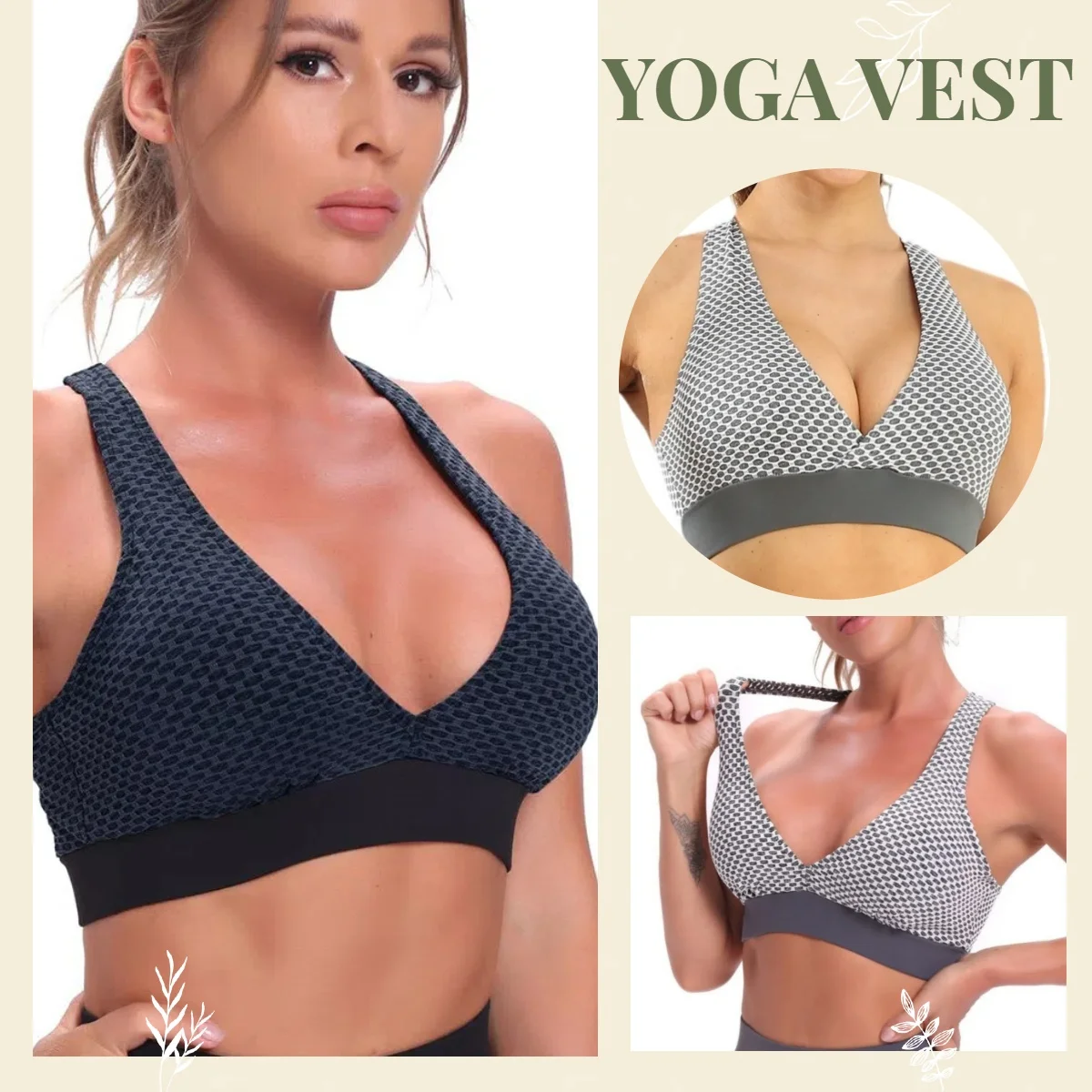 Women's Fitness Yoga Top Vest Push-Up Open Back Gym Wear Quick-Drying Breathable Scrunch Sports Workout Tank Top
Women's Fitness Yoga Top Vest Push-Up Open Back Gym Wear Quick-Drying Breathable Scrunch Sports Workout Tank Top