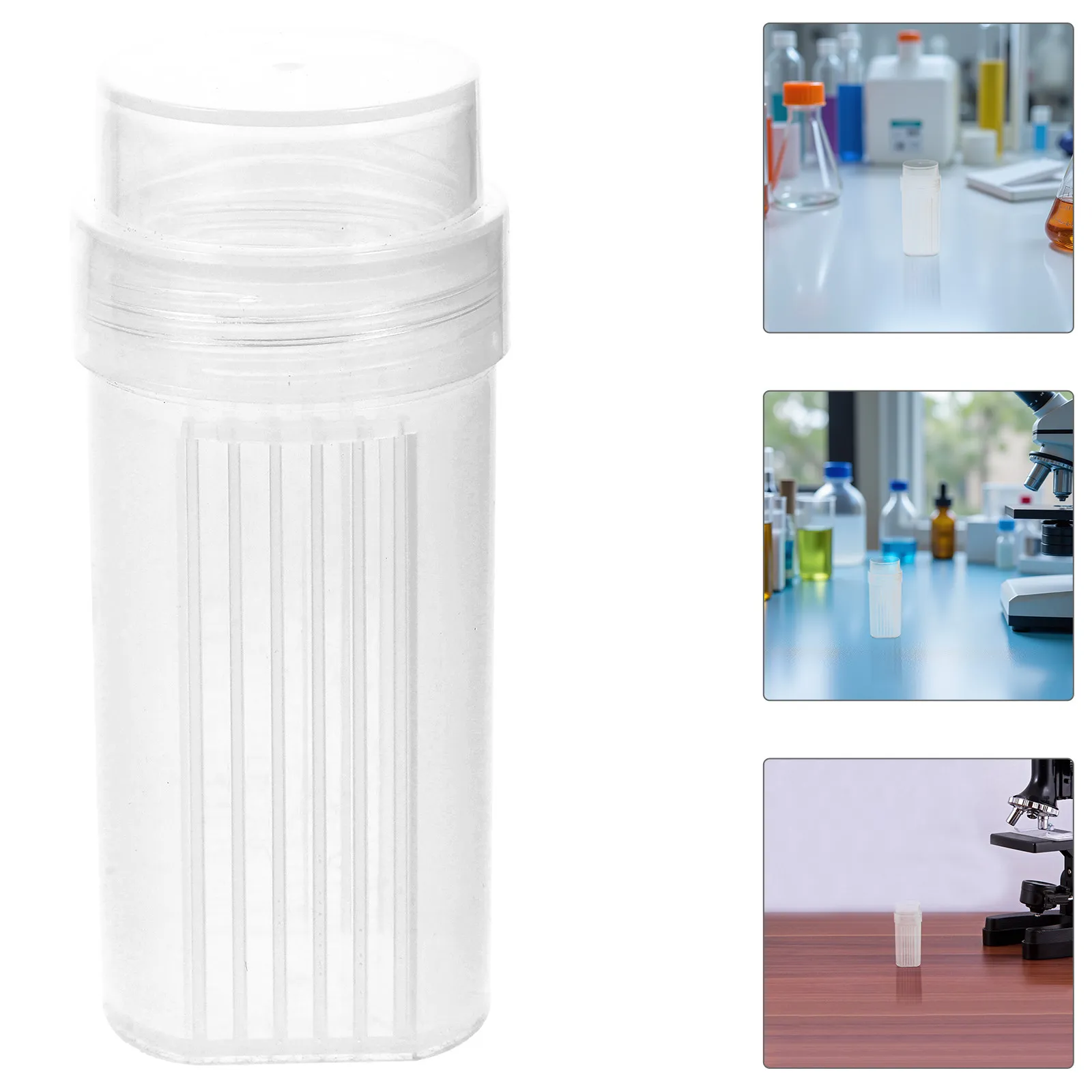 8Pcs Clear Lab Sample Specimen Jar with Ground Stopper Lid for Staining Glass Slides Coplin Jar Reusable Chemical Storage Bottle
8Pcs Clear Lab Sample Specimen Jar with Ground Stopper Lid for Staining Glass Slides Coplin Jar Reusable Chemical Storage Bottle