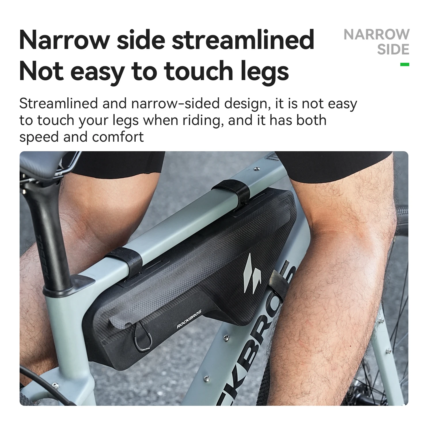 ROCKBROS Waterproof Bike Down Tube Front Frame Bag Bicycle Bags Cycling Luggage Storage Bag Bikepacking For MTB Road Gravel Bike
ROCKBROS Waterproof Bike Down Tube Front Frame Bag Bicycle Bags Cycling Luggage Storage Bag Bikepacking For MTB Road Gravel Bike