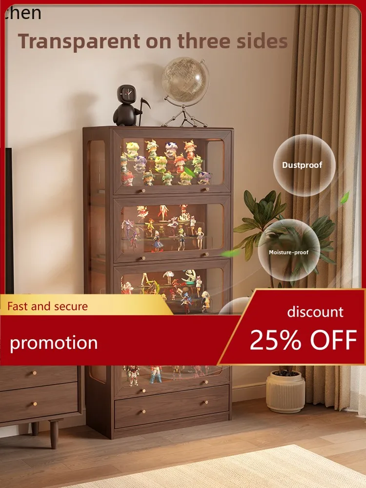 CZ solid wood display rack transparent glass model shelf household display cabinet
CZ solid wood display rack transparent glass model shelf household display cabinet