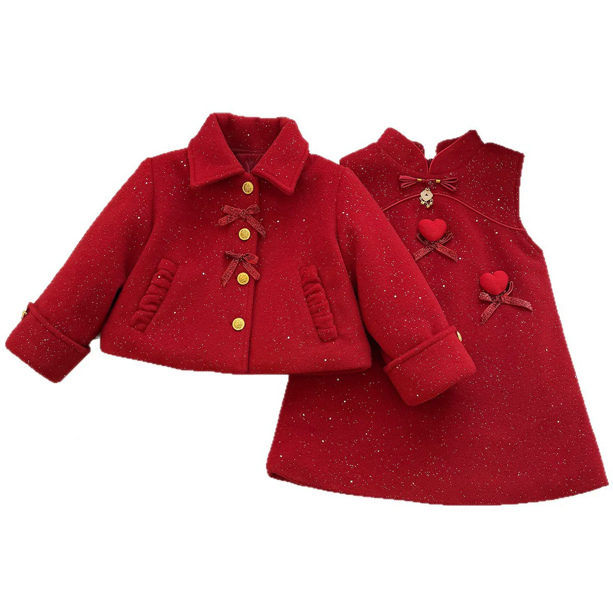 Комплекты одежды для девочек: зимний теплый костюм из пальто и платья (2 предмета) для девочек, новогодний наряд принцессы, теплая одежда для детей 3, 5, 8, 10 лет
Комплекты одежды для девочек: зимний теплый костюм из пальто и платья (2 предмета) для девочек, новогодний наряд принцессы, теплая одежда для детей 3, 5, 8, 10 лет