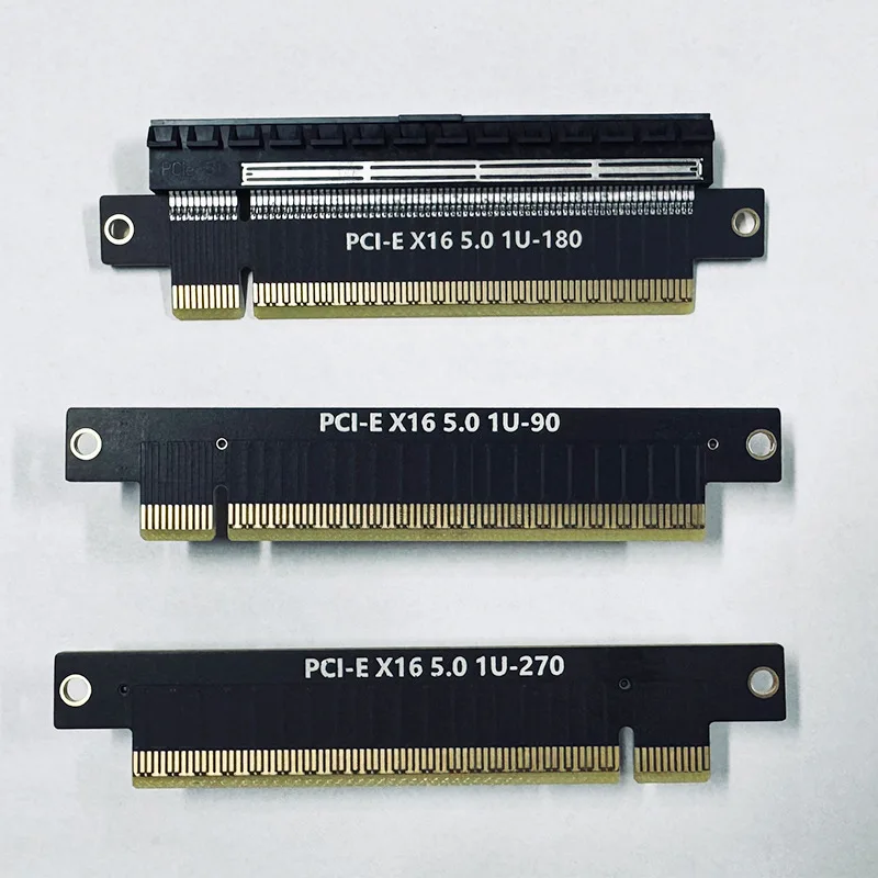 PCI Express 5.0 x16 Gen5 64GB/s Riser Card 1U Graphics Card 90 Expansion Steering Extended Adapter PCIE Extender Slots Protector
PCI Express 5.0 x16 Gen5 64GB/s Riser Card 1U Graphics Card 90 Expansion Steering Extended Adapter PCIE Extender Slots Protector