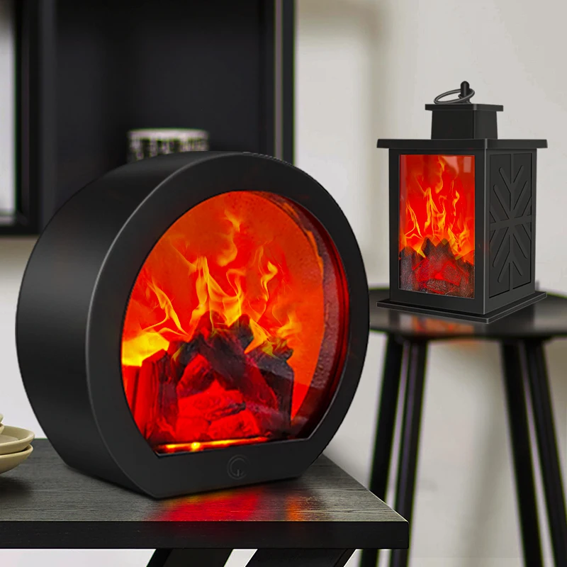 Fireplace Decorative Lantern Night Light For Party Christmas Holiday LED Simulation Log Flame Effect Home Gift Decor Lighting
Fireplace Decorative Lantern Night Light For Party Christmas Holiday LED Simulation Log Flame Effect Home Gift Decor Lighting