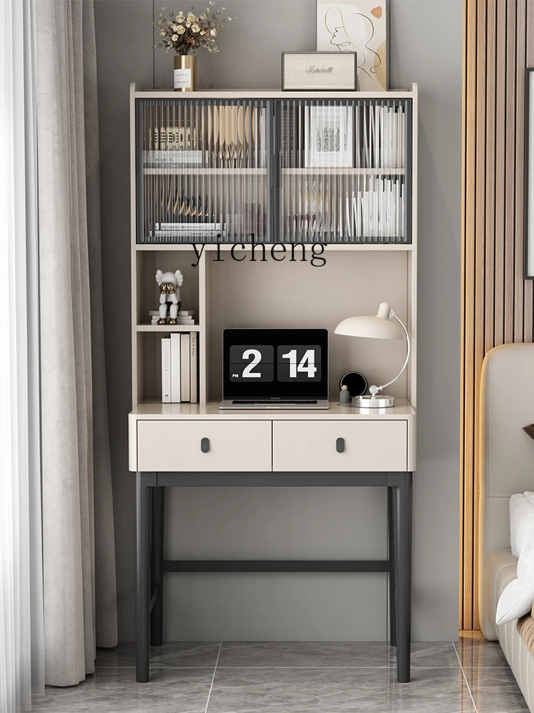 XL light luxury solid wood desk bookshelf integrated bedroom household bedside makeup table
XL light luxury solid wood desk bookshelf integrated bedroom household bedside makeup table