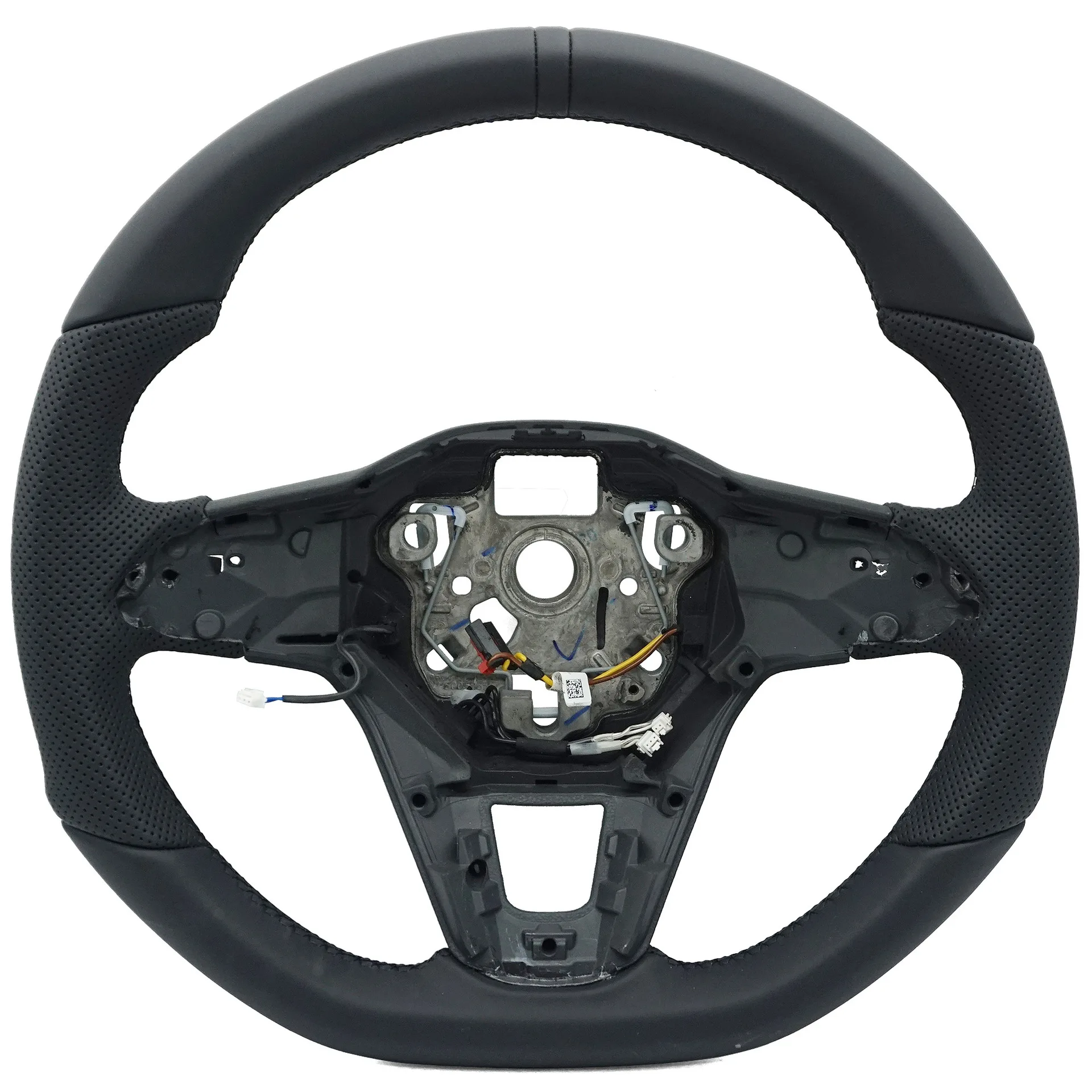 Black Line Semi-Punched Steering Wheel Heating Paddle for Golf8 MK8 High 8 with Black Leather Back Customizable Bottom Plate
Black Line Semi-Punched Steering Wheel Heating Paddle for Golf8 MK8 High 8 with Black Leather Back Customizable Bottom Plate
