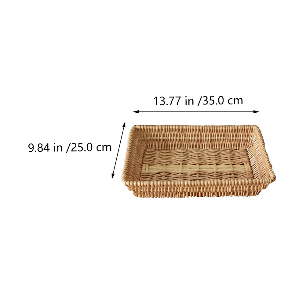 Rattan Storage Basket H made Woven Container Bread Fruit Snack Hotel Restaurant Kitchen Bar Storage Box
Rattan Storage Basket H made Woven Container Bread Fruit Snack Hotel Restaurant Kitchen Bar Storage Box