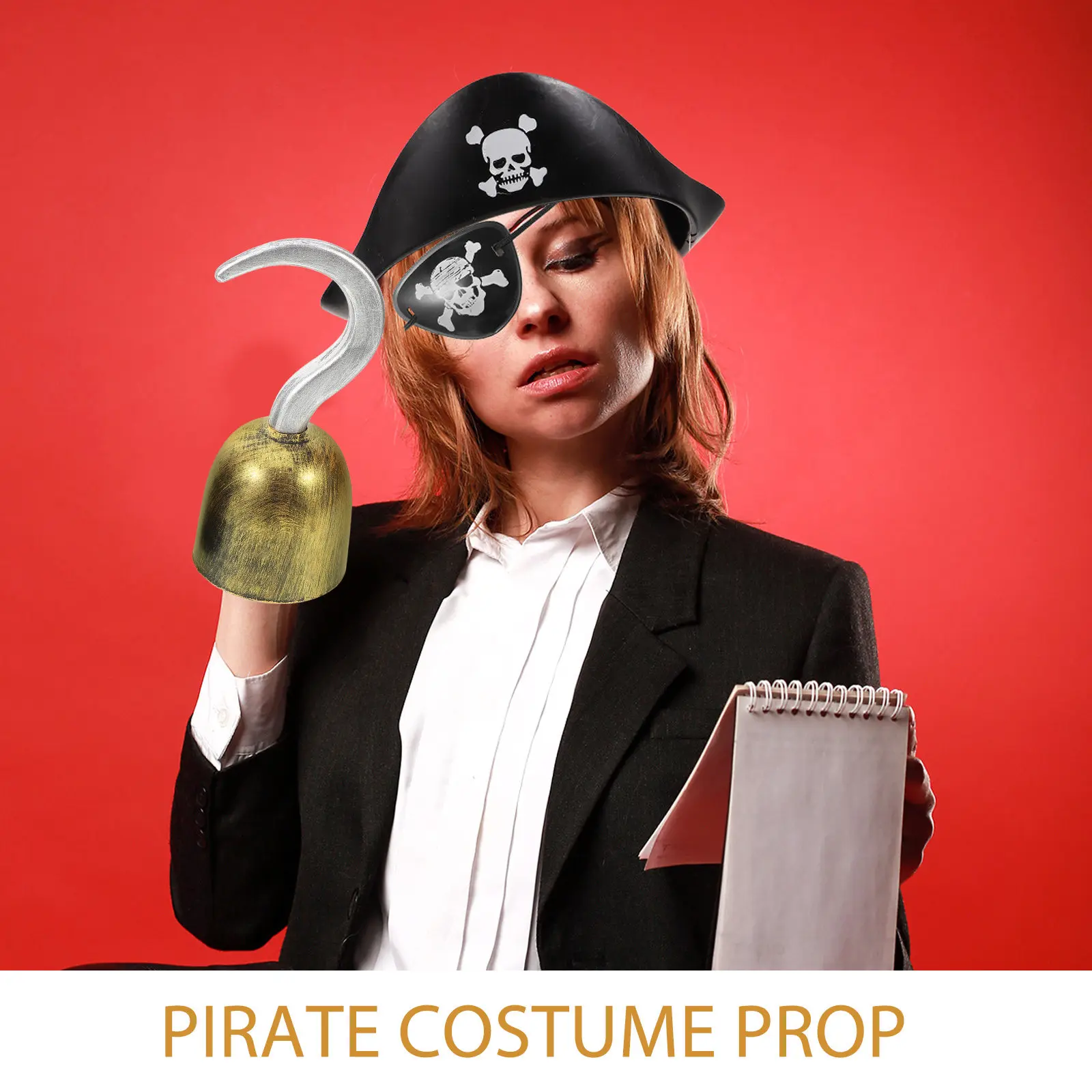 2Pcs Pirate Hook Plastic Costume Props Reusable Pirate Cosplay Accessories for Halloween Party Stage Performance
2Pcs Pirate Hook Plastic Costume Props Reusable Pirate Cosplay Accessories for Halloween Party Stage Performance