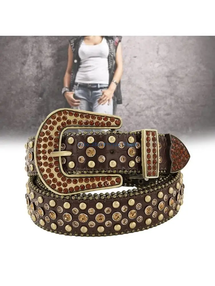 X7XB Shinning Belt Woman Man Teens Nightclub Waist Belt for Jeans Skirt
X7XB Shinning Belt Woman Man Teens Nightclub Waist Belt for Jeans Skirt