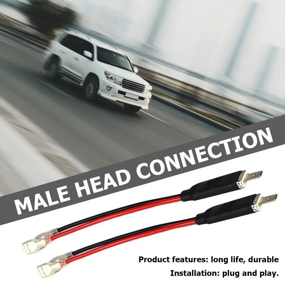 Headlight Adapter Cables 2x H1 LED High-quality Headlight Wiring Harness Male Plug Single Diode Converter Wire Cables
Headlight Adapter Cables 2x H1 LED High-quality Headlight Wiring Harness Male Plug Single Diode Converter Wire Cables