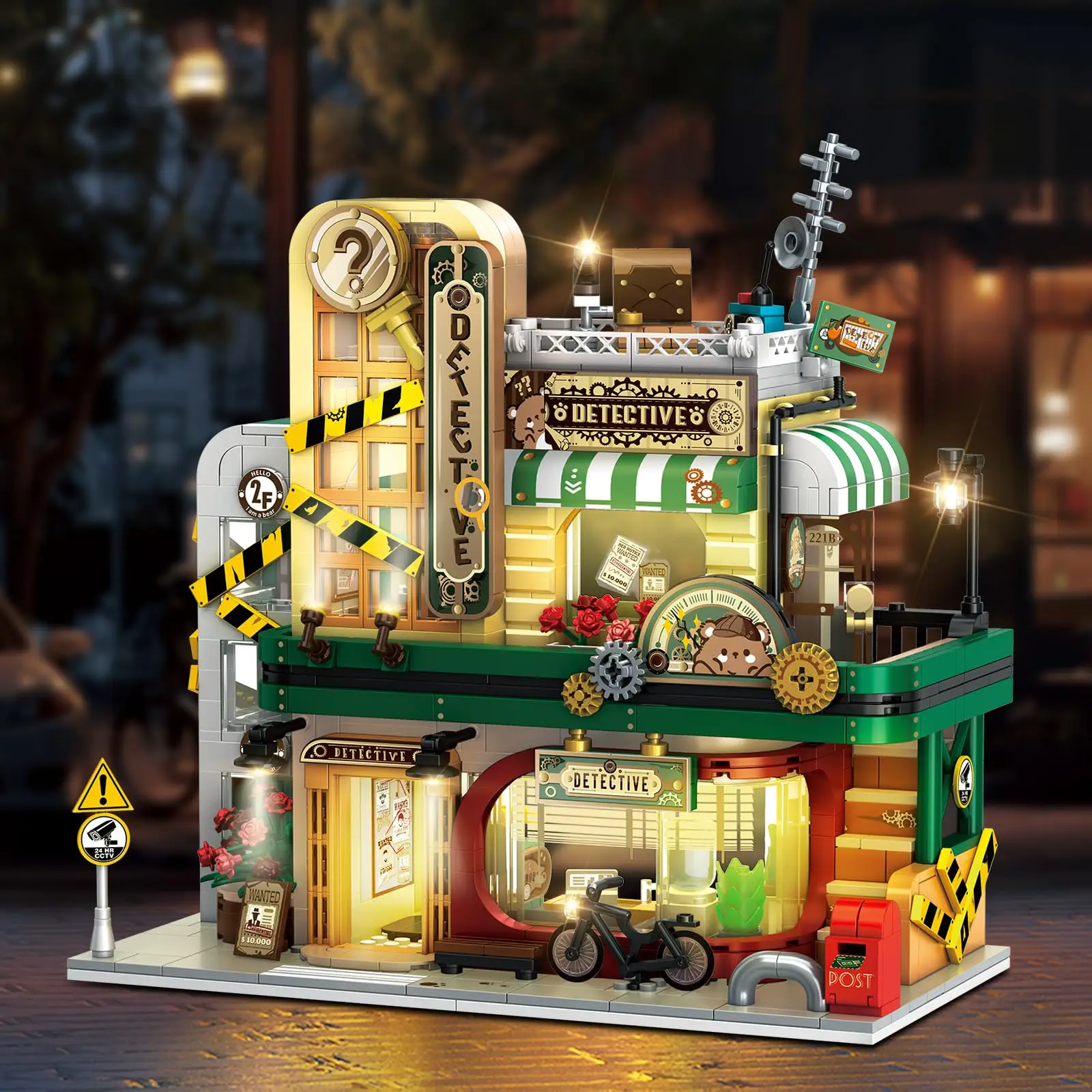 Detective Agency Building Set with LED-Detective House Block Toy with Clue Wall Office Construction Model for Adults Teens 6+
Detective Agency Building Set with LED-Detective House Block Toy with Clue Wall Office Construction Model for Adults Teens 6+