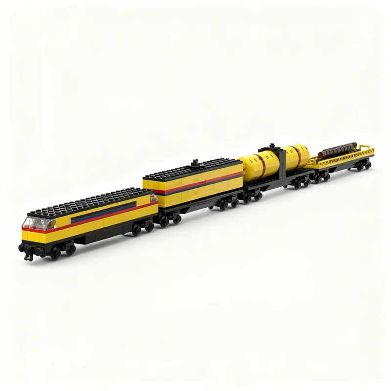355PCS MOC City Champions Super Car Mini Cargo Train Model Technology DIY Assembly Building Blocks Display Birthday Gift Home
355PCS MOC City Champions Super Car Mini Cargo Train Model Technology DIY Assembly Building Blocks Display Birthday Gift Home