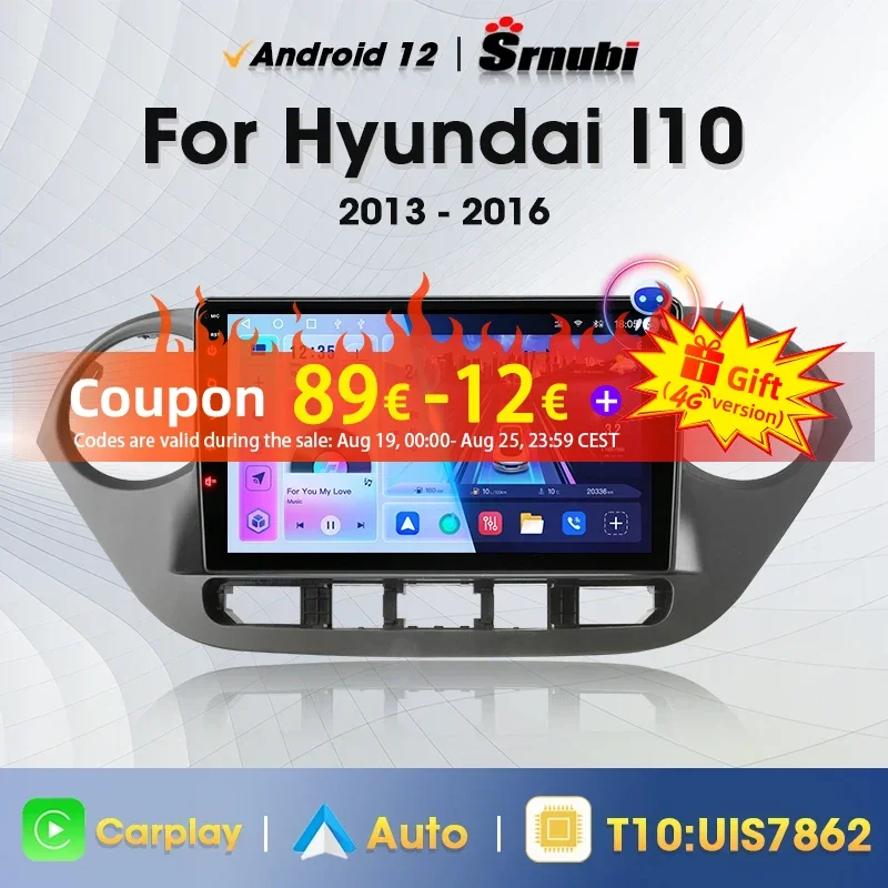 2 Din Android 12 Car Radio For Hyundai Grand I10 2013 - 2016 Multimidia Video Player Navigation 4G GPS Car Stereo System Carplay
2 Din Android 12 Car Radio For Hyundai Grand I10 2013 - 2016 Multimidia Video Player Navigation 4G GPS Car Stereo System Carplay