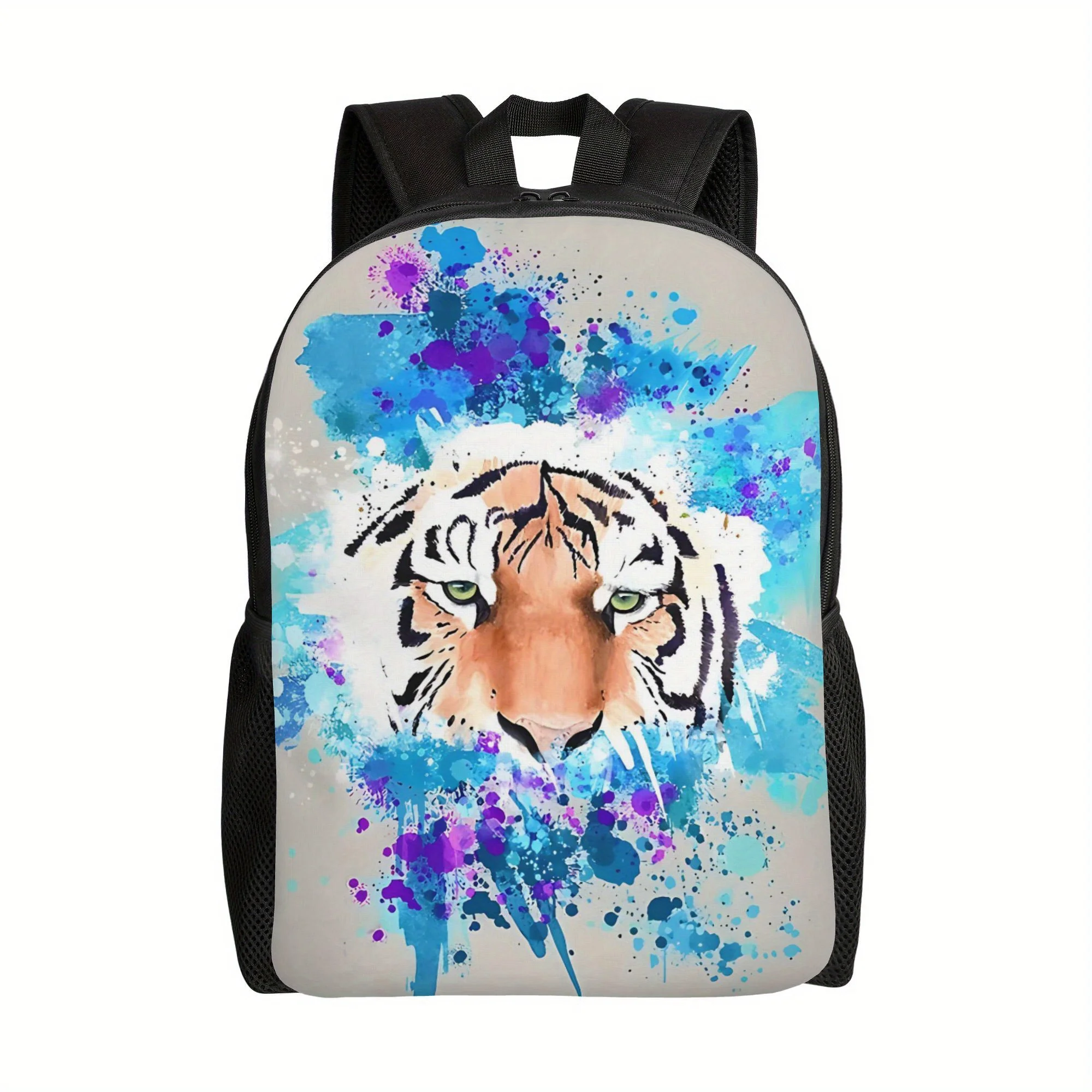 Men's Tiger Face Backpack - Large Capacity School Bag with Thickened Shoulder Strap, High Quality Blue, White
Men's Tiger Face Backpack - Large Capacity School Bag with Thickened Shoulder Strap, High Quality Blue, White