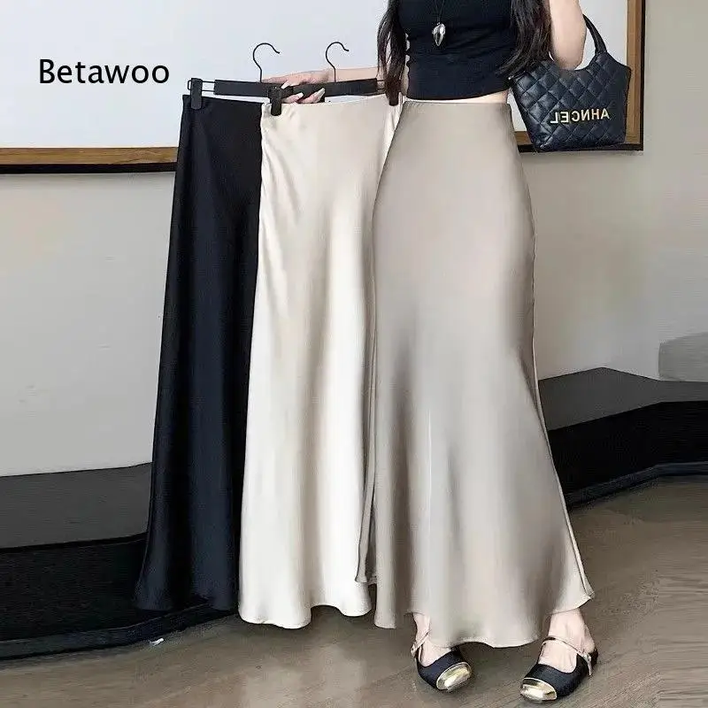 2026 Women Silky Satin Flowy Midi Skirt, Casual High Waist A-Line Skirt for Daily & Office Wear
2026 Women Silky Satin Flowy Midi Skirt, Casual High Waist A-Line Skirt for Daily & Office Wear