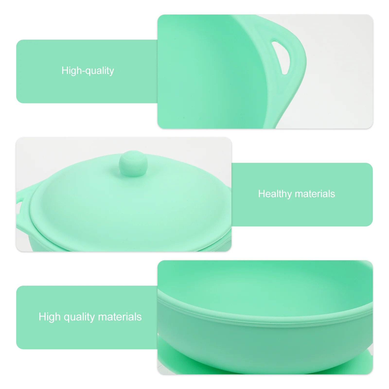 1 комплект детской миски для кормления с присоской, яркий цвет, специальная форма, прочный, нескользящий дизайн, посуда для малышей, легко для самостоятельного изготовления
1 комплект детской миски для кормления с присоской, яркий цвет, специальная форма, прочный, нескользящий дизайн, посуда для малышей, легко для самостоятельного изготовления