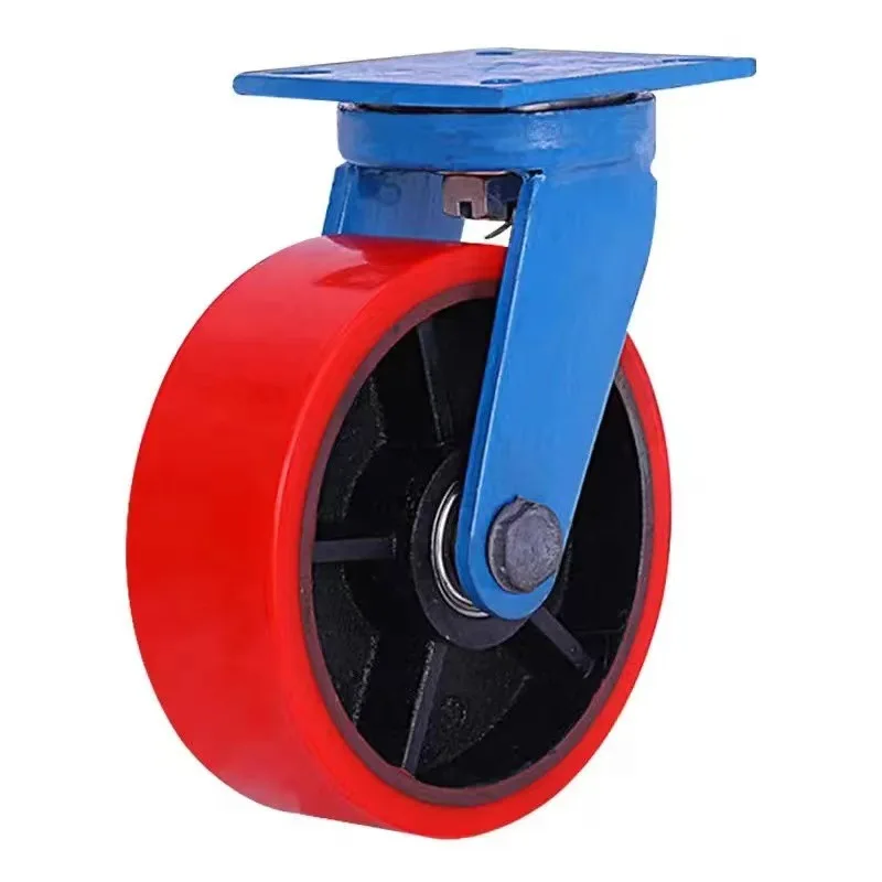 Polyurethane Casters 6-12 Inch Brake Solid Wheel Swivel Load Directional Universal Trailer with Thread Guards
Polyurethane Casters 6-12 Inch Brake Solid Wheel Swivel Load Directional Universal Trailer with Thread Guards