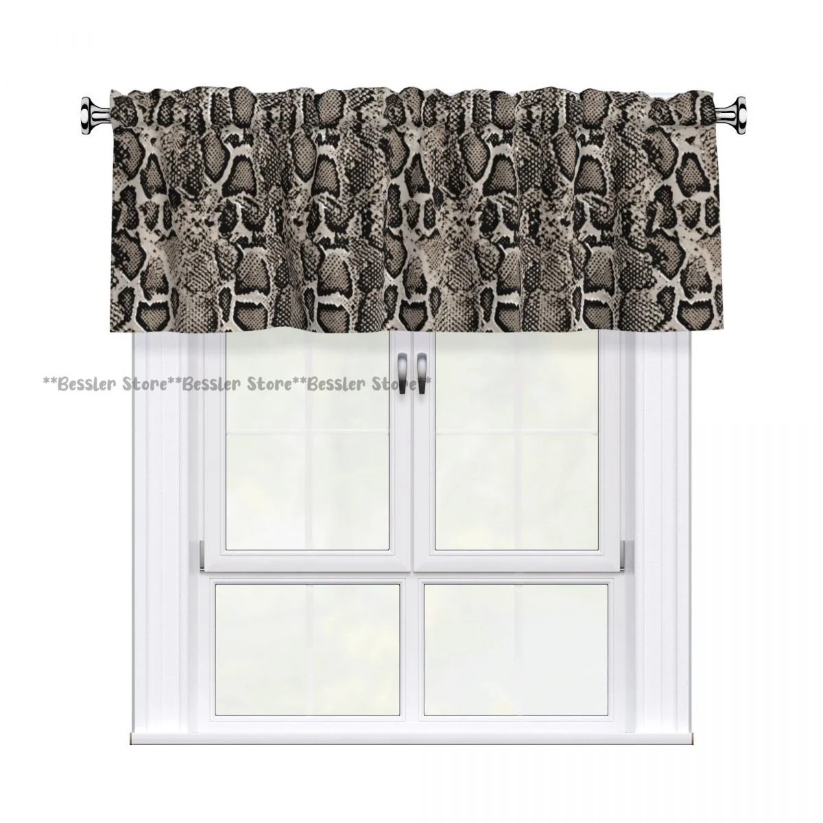 Vintage Snake Skin Valance Curtains Blackout Window Treatment For Kitchen Living Room Bedroom Home Decoration
Vintage Snake Skin Valance Curtains Blackout Window Treatment For Kitchen Living Room Bedroom Home Decoration