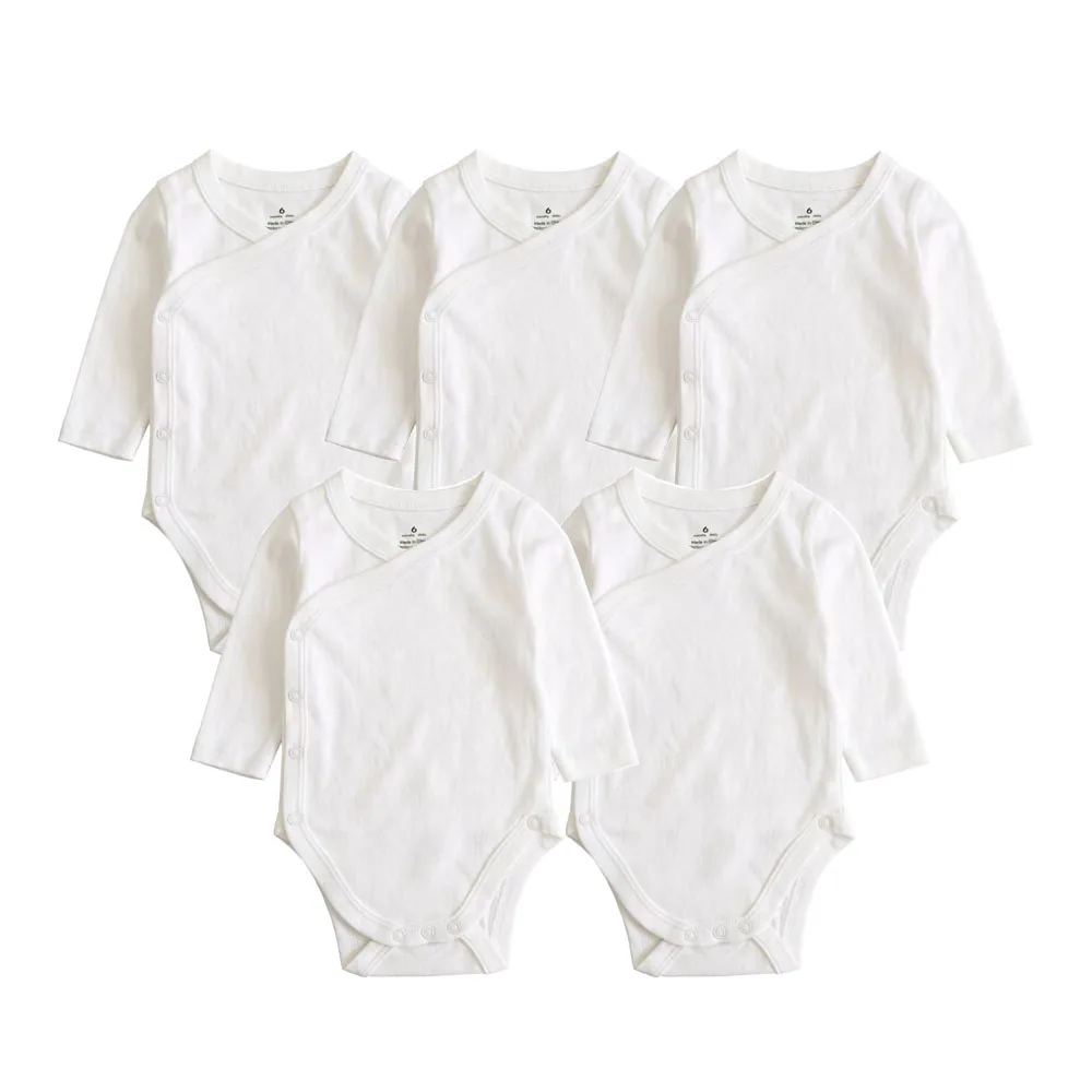 5PCS/Lot Solid White Baby Clothes Long Sleeve Cotton Baby Girls Boys Bodysuit Newborn Body Bebe 0-12 months Infant Jumpsuit
5PCS/Lot Solid White Baby Clothes Long Sleeve Cotton Baby Girls Boys Bodysuit Newborn Body Bebe 0-12 months Infant Jumpsuit