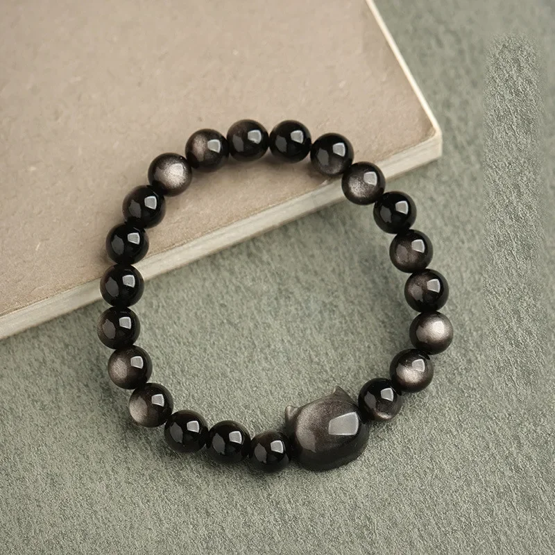 Obsidian Bear Bracelet Bracelet Women Energy Amulets Bangles Bead Men Jewelry Natural Luxury Holiday Gemstones Real Fashion Man
Obsidian Bear Bracelet Bracelet Women Energy Amulets Bangles Bead Men Jewelry Natural Luxury Holiday Gemstones Real Fashion Man