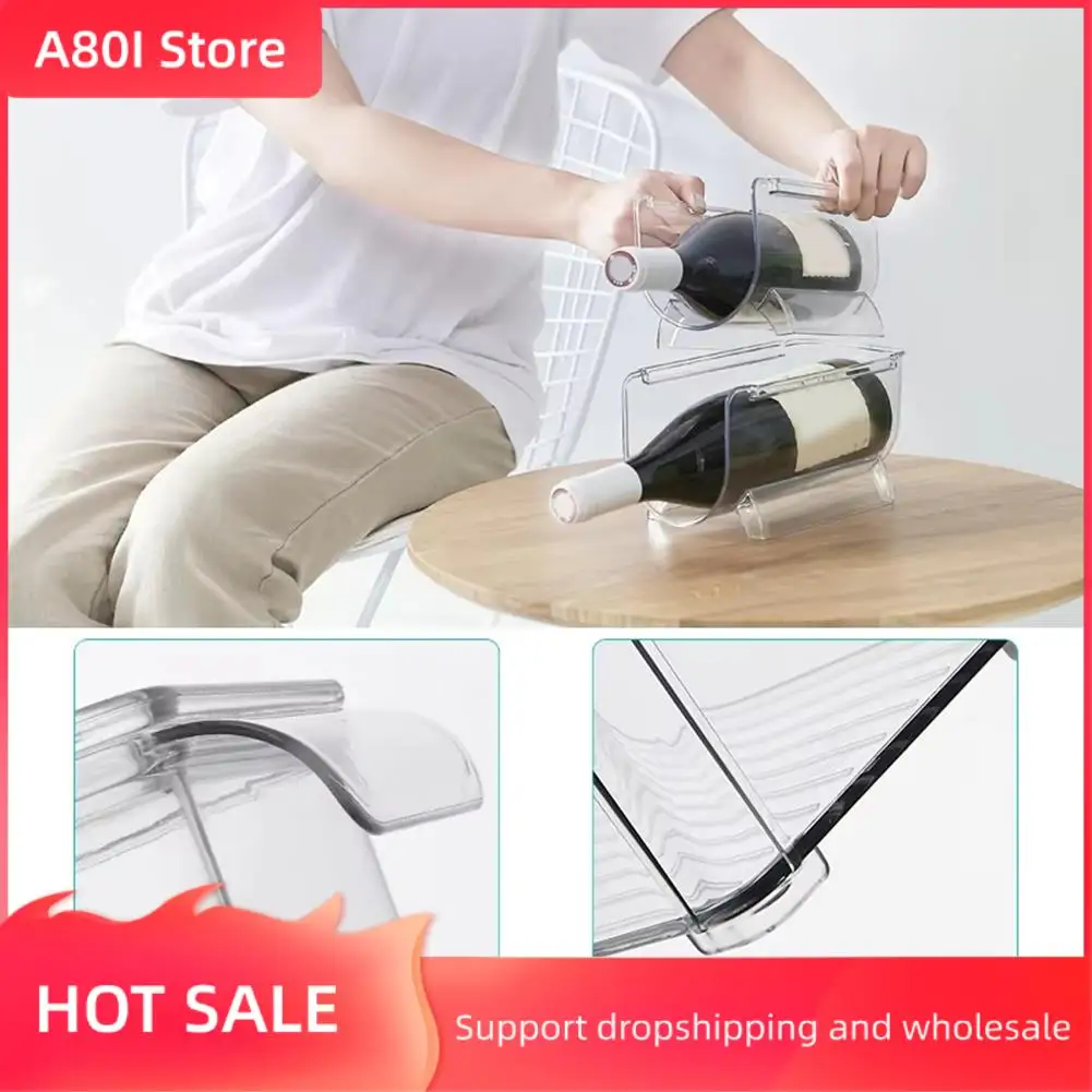 A80I Refrigerator Organizer Wine Bottle Holder Stackable Beverage-Cola Organizer Stand Champagne Storage Box Wine Rack
A80I Refrigerator Organizer Wine Bottle Holder Stackable Beverage-Cola Organizer Stand Champagne Storage Box Wine Rack