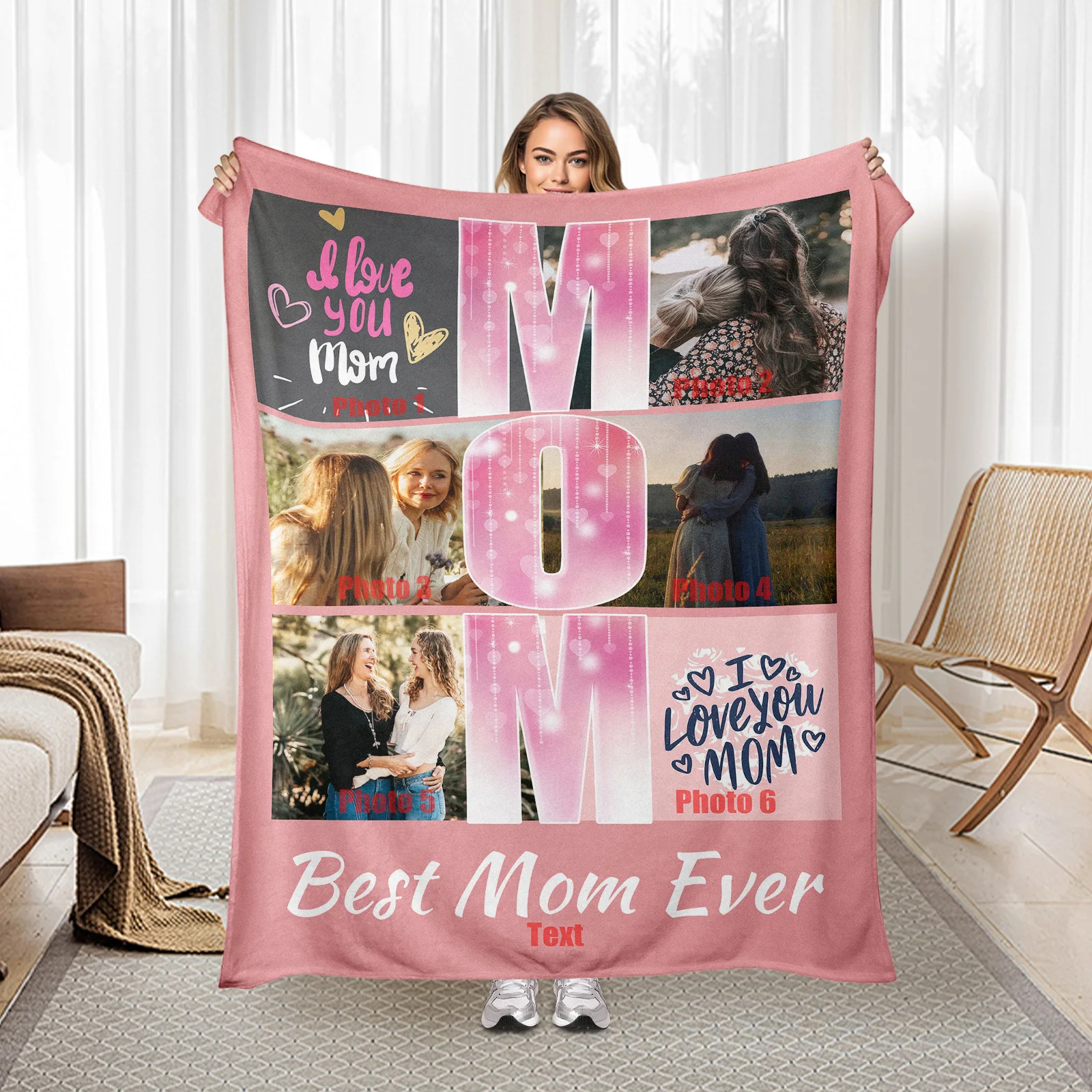Happy Mother’s Day Custom Photo Blanket Unique Gift For Mom With Personalized Design For Cherished Memories
Happy Mother’s Day Custom Photo Blanket Unique Gift For Mom With Personalized Design For Cherished Memories