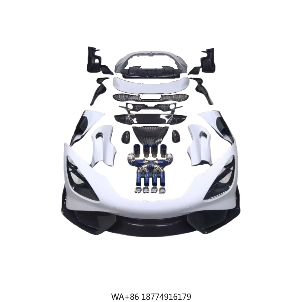 Для комплекта кузова от 720S до 765LT, передний и задний бампер, преобразование обновления из углеродного волокна и стекловолокна
Для комплекта кузова от 720S до 765LT, передний и задний бампер, преобразование обновления из углеродного волокна и стекловолокна