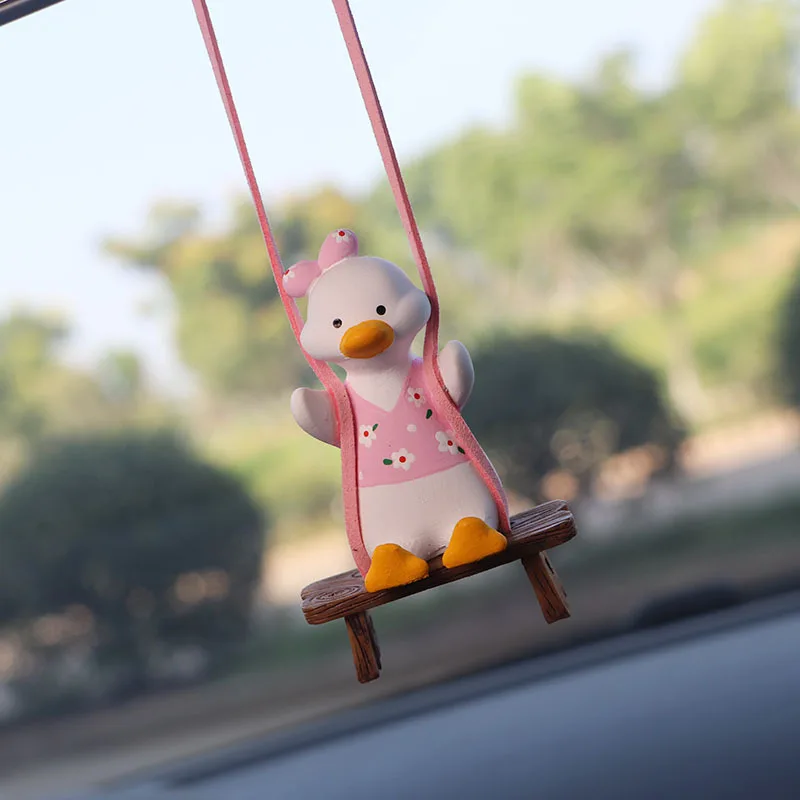 Gypsum Cute Car Accessories Bowknot Swing Duck Pendant Car Rearview Mirror Couple Accessories Birthday Gift Auto Goods Perfume
Gypsum Cute Car Accessories Bowknot Swing Duck Pendant Car Rearview Mirror Couple Accessories Birthday Gift Auto Goods Perfume