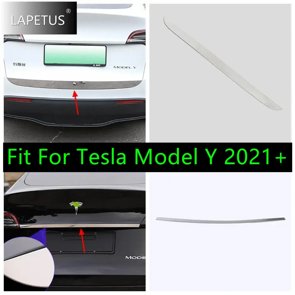 Silver Exterior Rear Tail Trunk Door Lid & Upper Tailgate Overlay Strip Cover Trim For Tesla Model Y 2021 2022 2023 Accessories
Silver Exterior Rear Tail Trunk Door Lid & Upper Tailgate Overlay Strip Cover Trim For Tesla Model Y 2021 2022 2023 Accessories