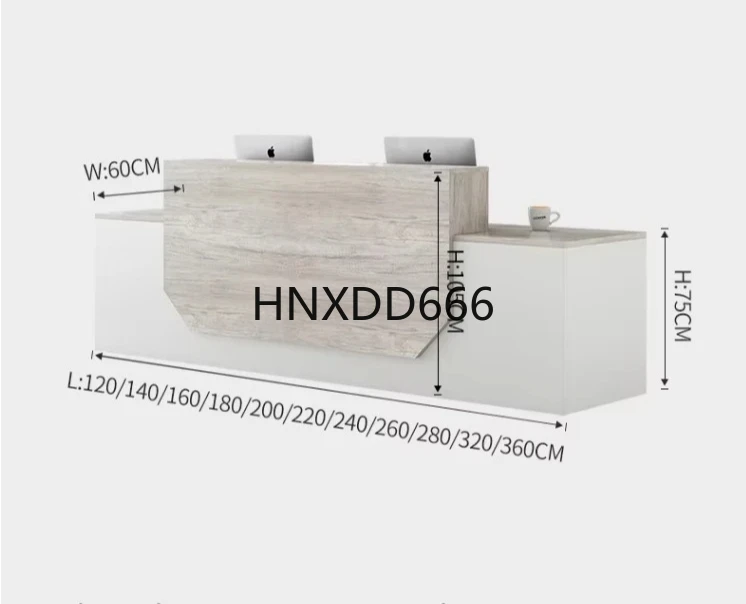 Customized logo Office Furniture 2 Person Modern Wooden Hotel Company Office Front Counter Reception Desk
Customized logo Office Furniture 2 Person Modern Wooden Hotel Company Office Front Counter Reception Desk